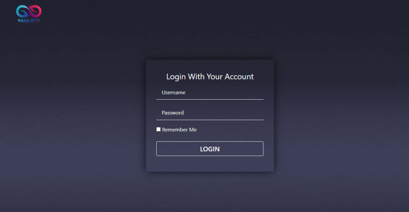 Log in to your account