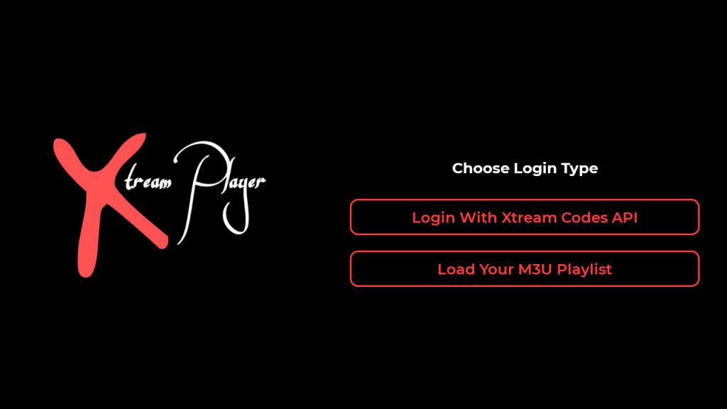 Choose the login type