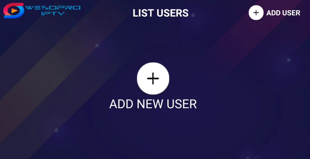 Click Add New User