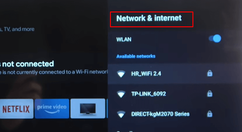 Connect to the internet