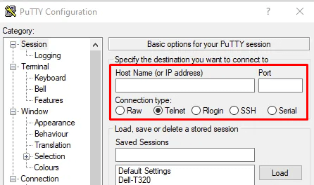 Enter Zgemma IP address and select Telnet