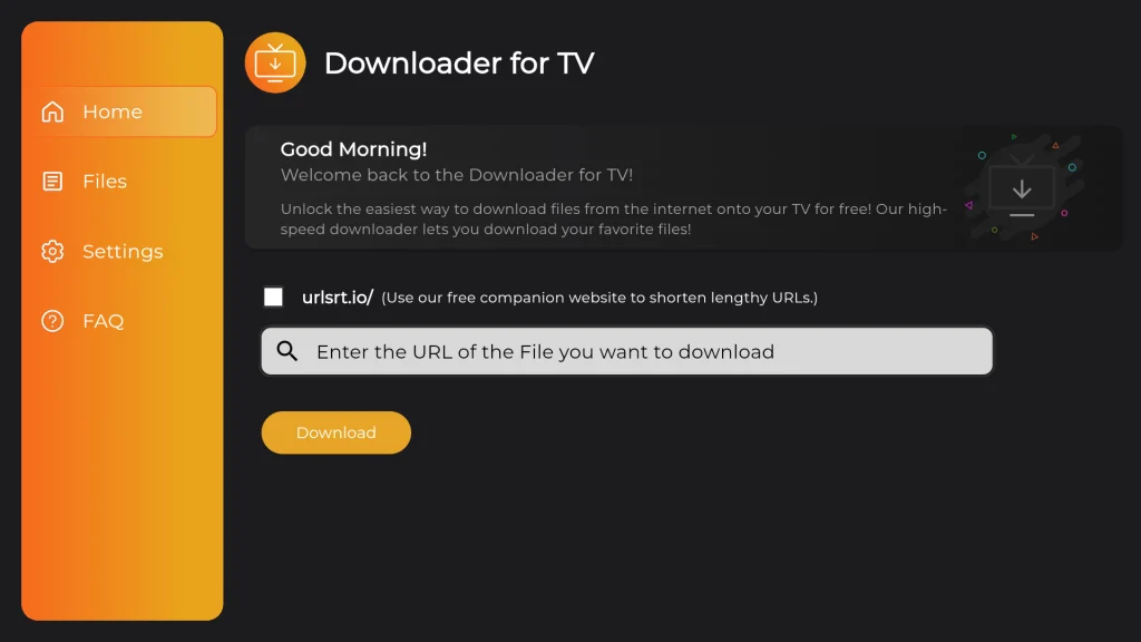 Install Infinity Play IPTV using Downloader for TV