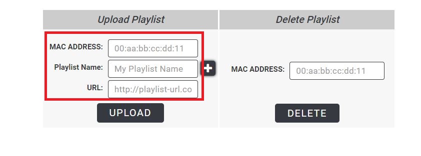 Input the Correct Playlist Details