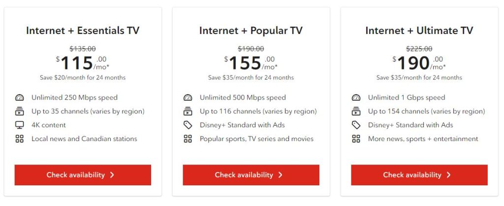 Subscription plans of Ignite IPTV