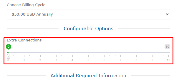 Choose connections