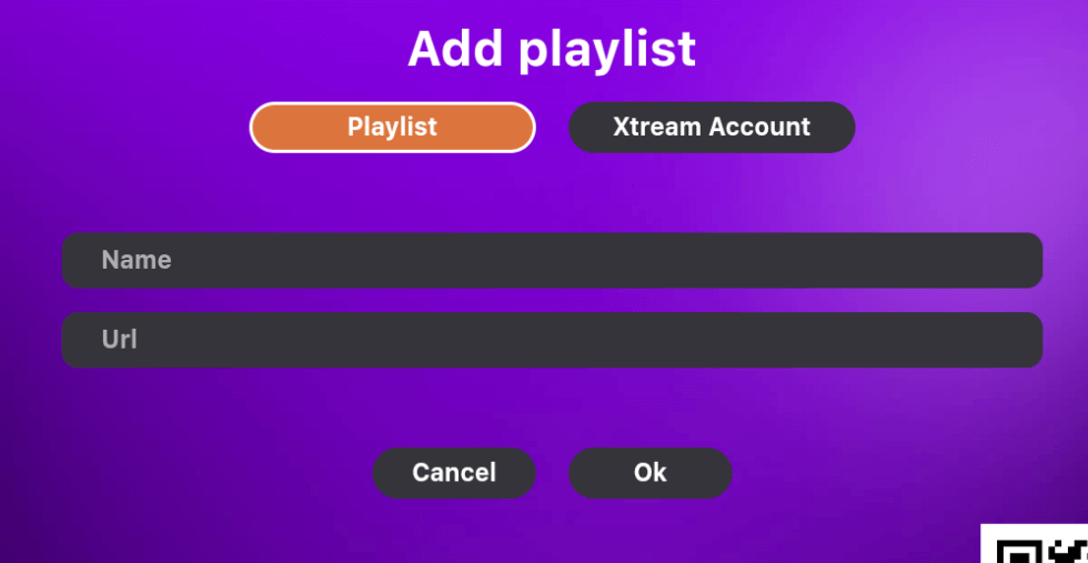 Choose a playlist format