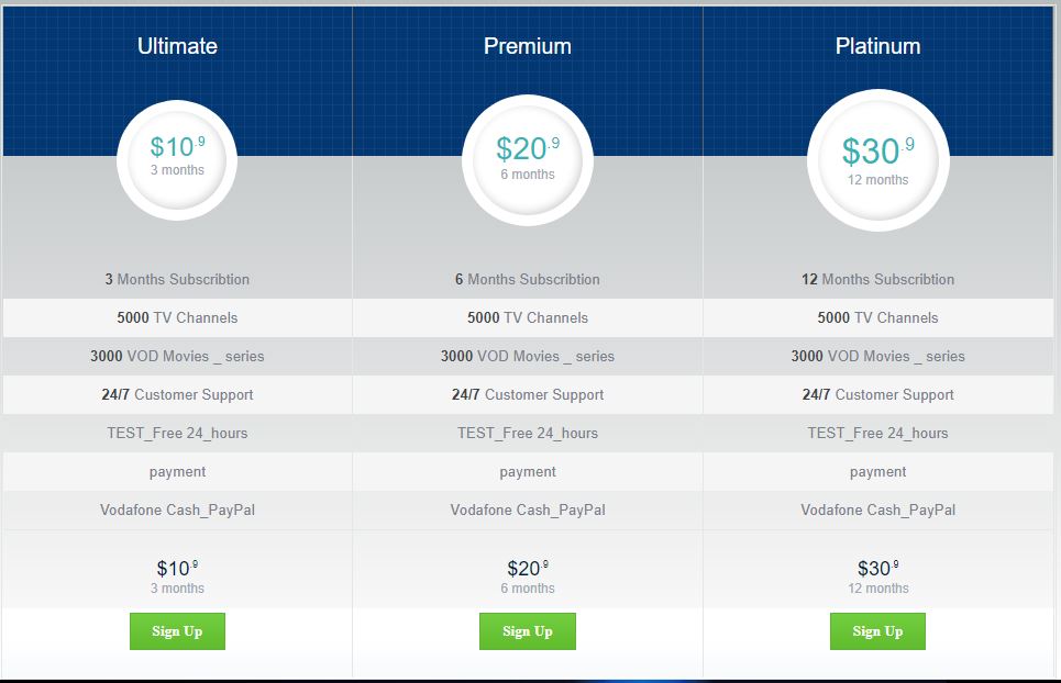 MH IPTV plans