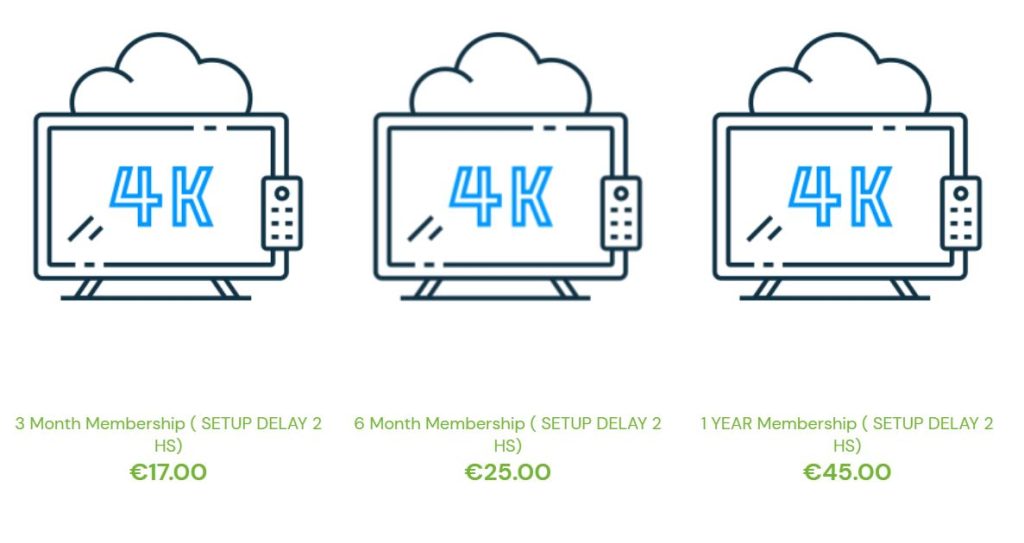 Getdown IPTV packages