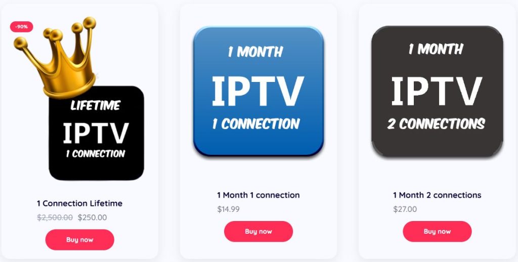 Great IPTV subscription plans