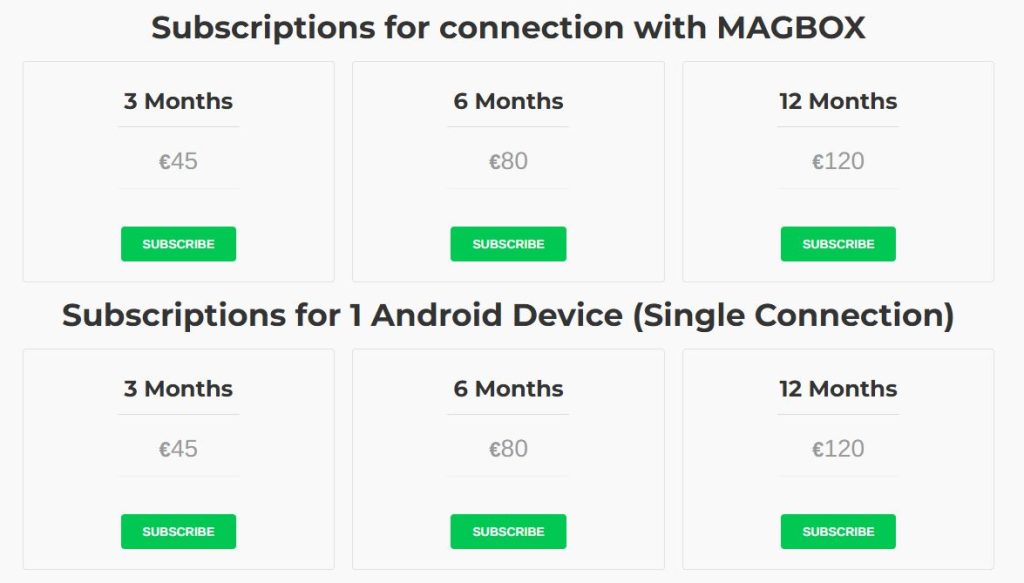 IPTV Cy plans