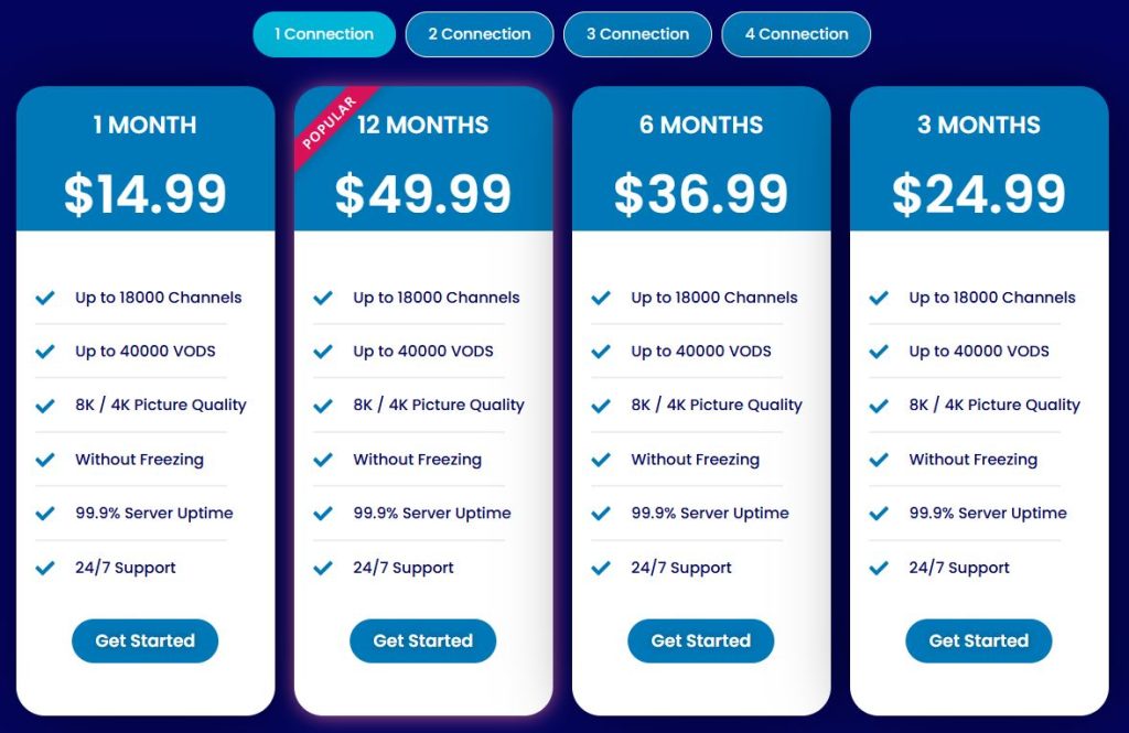 KLIX IPTV plans