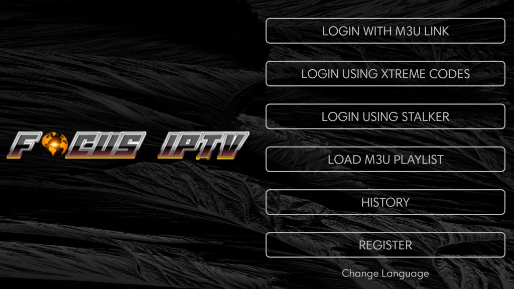 select your desired login format