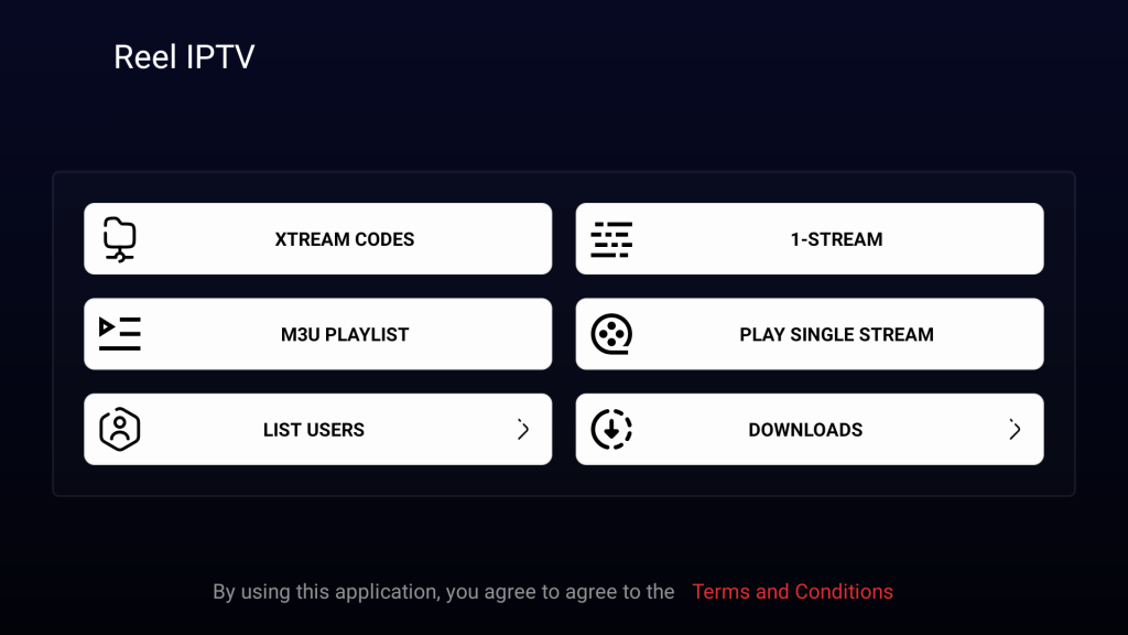 Add Playlist on Reel IPTV Player